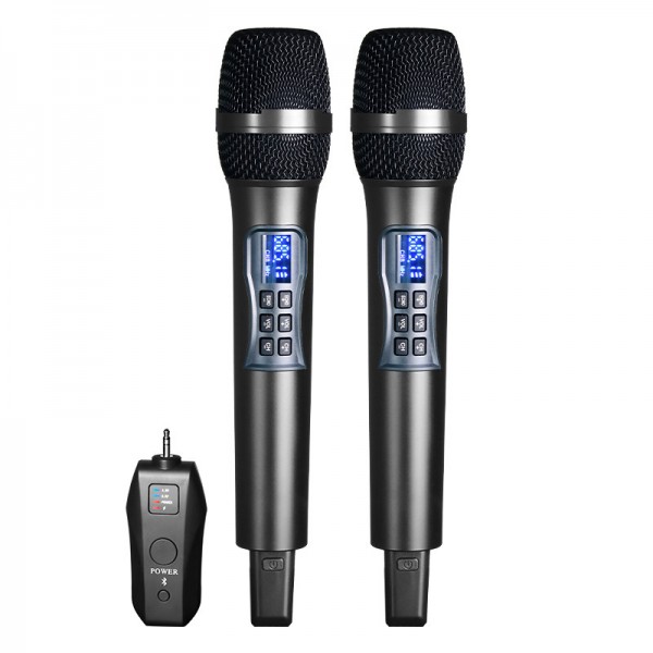 Functional Wireless Microphone, Bluetooth Receiver, Sound System, Singing Performance, Professional Home Reverberation, High And Low Frequency Microphone