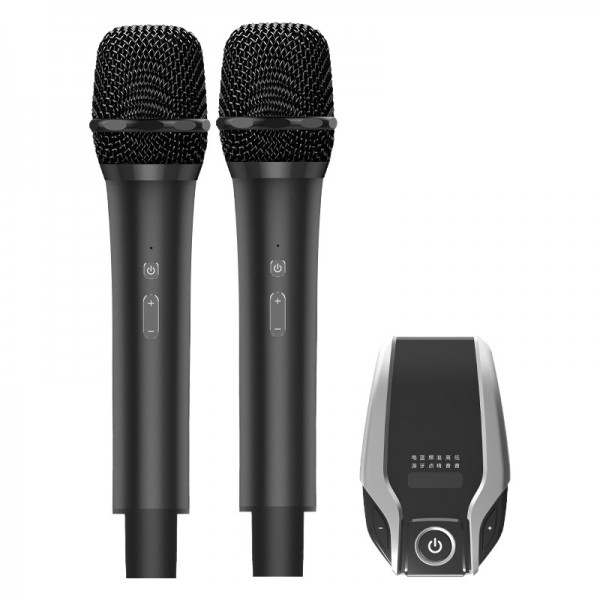 Car Mounted KTV Microphone, Car FM Karaoke Artifact, TV Wireless Karaoke Singing Set, Bluetooth Microphone Universal